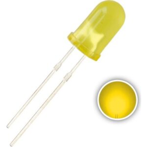 5 mm Sarı Led Paketi - 10 Adet